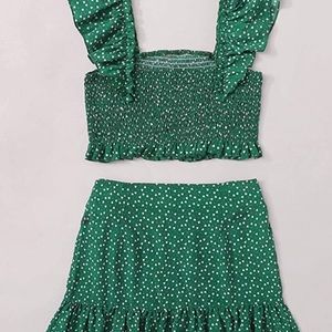 Green two piece set